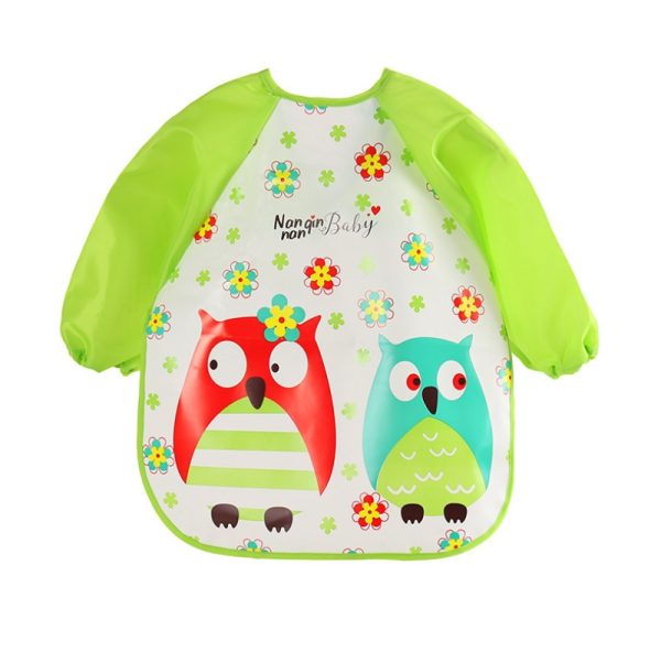 2021 EVA food clothes baby clothes children's long-sleeved anti-dressing clothes baby bib bib - Image 8