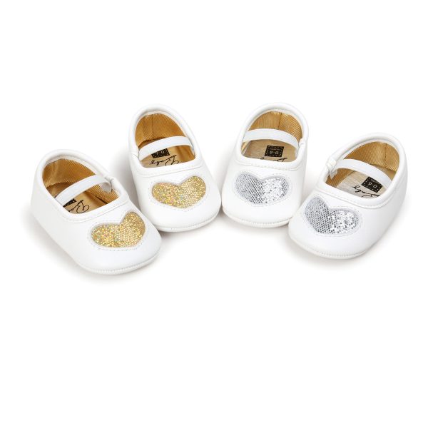 Four hearts baby princess shoes baby shoes baby shoes 3843 - Image 4
