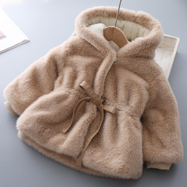 Baby Winter Clothes Kids Plus Velvet Padded Wool Sweater - Image 5