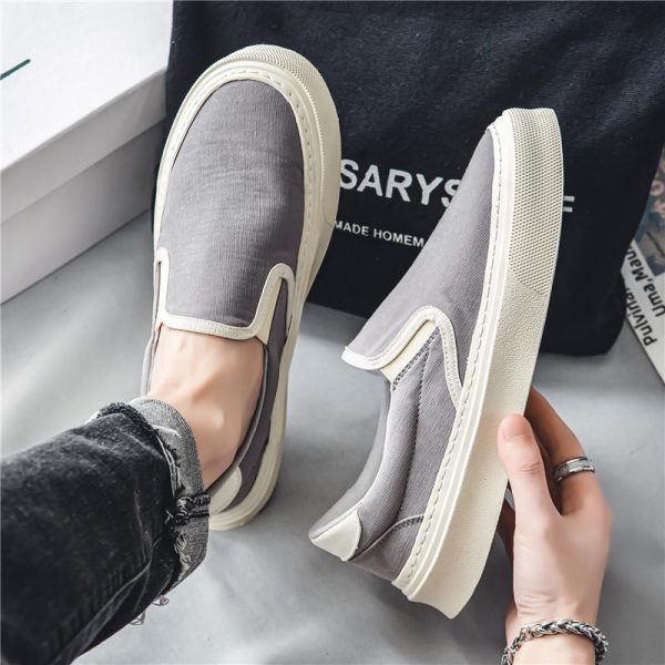 Summer Breathable New Canvas Shoes Men - Image 7