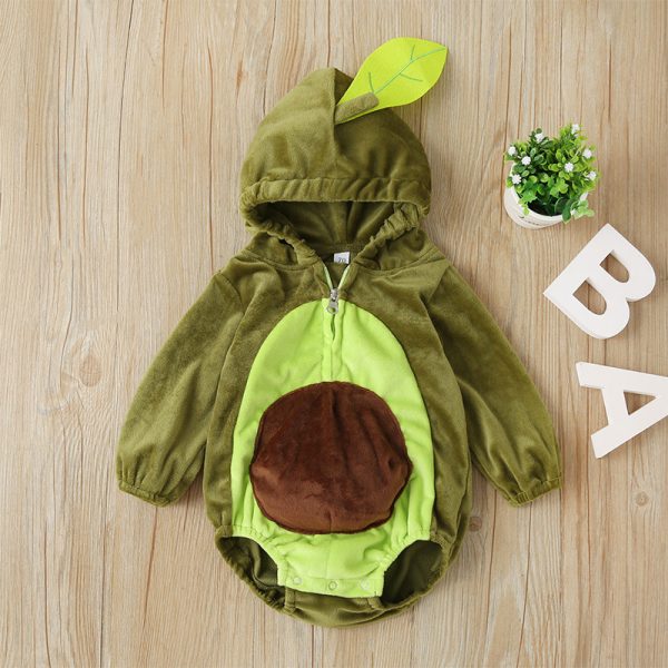 Fashion Baby Hooded Crawling Baby Jumpsuit - Image 8