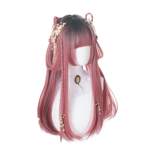 Waist Length Straight Hair Anime Cos - Image 5