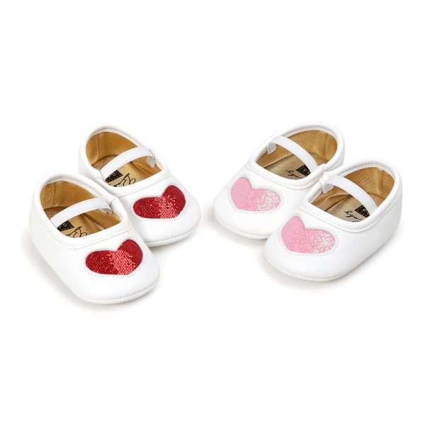 Four hearts baby princess shoes baby shoes baby shoes 3843 - Image 7