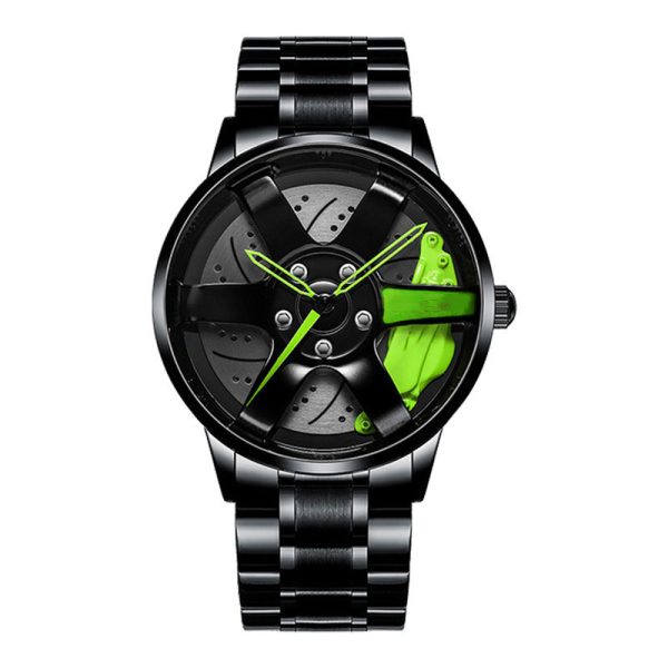 Automatic Movement Watch Mens Vacuum Plating Wheels - Image 3