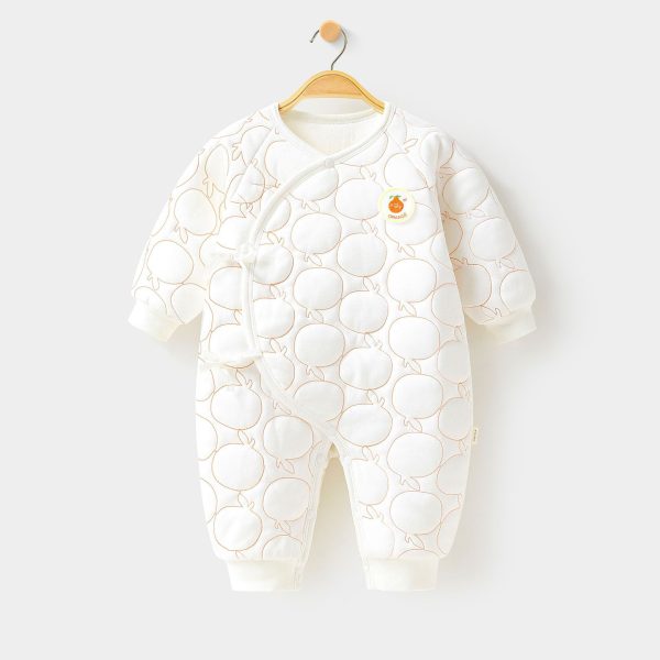 Baby Onesie Baby Warm Clip Cotton Thin Cotton Butterfly Clothes Ha Clothes Climbing Suit - Image 5