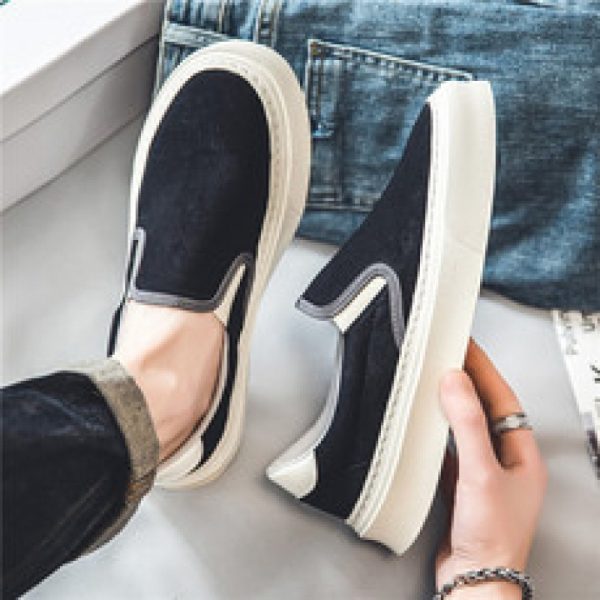 Summer Breathable New Canvas Shoes Men - Image 9