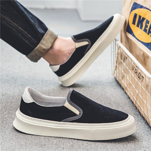 Summer Breathable New Canvas Shoes Men - Image 2