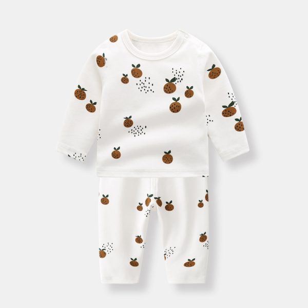Newborn Split Clothes Pure Cotton Baby Pajamas - Image 3
