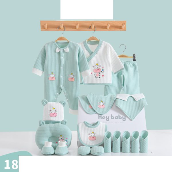 Fashion Cotton Winter Baby Clothes Full Moon Gift Set - Image 5