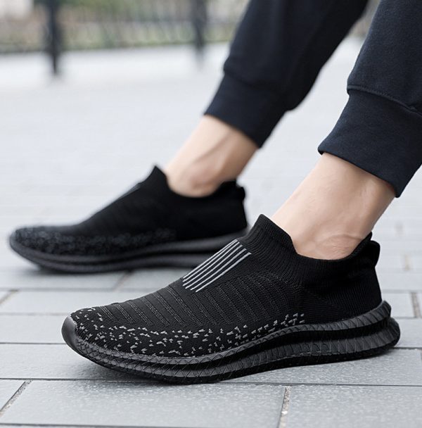 Mesh Sneakers For Men Non-slip Walking Running Shoes - Image 3