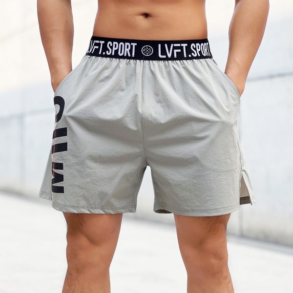 American Summer Workout Men's Shorts Sports Basketball Outdoor Exercise Loose Breathable Quick-drying Thin Elastic Pants - Image 3