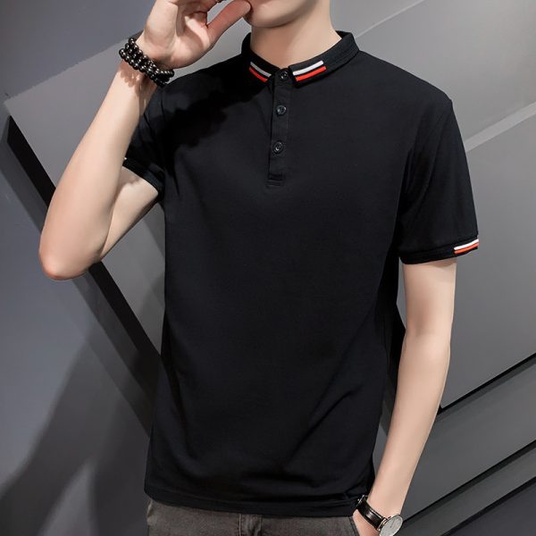 Men's Short-sleeved Polo Shirt Business Lapel T-shirt - Image 9