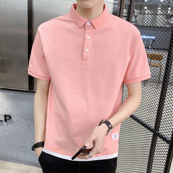 Thin, Comfortable And Breathable Short-sleeved Polo Shirt - Image 3