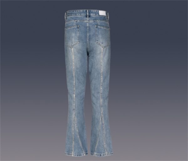 Mild Washed White Vintage Men's Jeans - Image 2