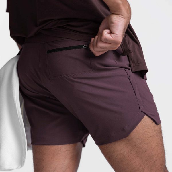 Single-layer Woven Quick-drying Solid Color Running Fitness Sports Leisure American Fifth Pants - Image 5