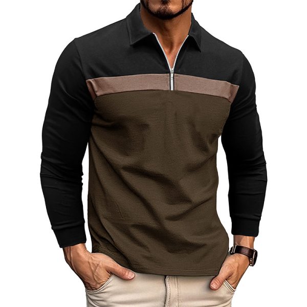 New Polo Collar Polo Men's T-shirt - Image 4