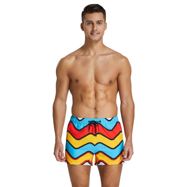 Summer Men's Beach Fashion Colorful Casual Shorts - Image 4
