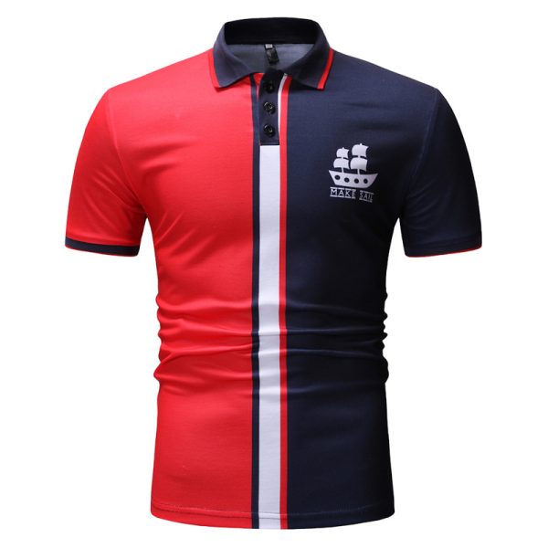 Men's Casual Fashion Polo Shirt - Image 2