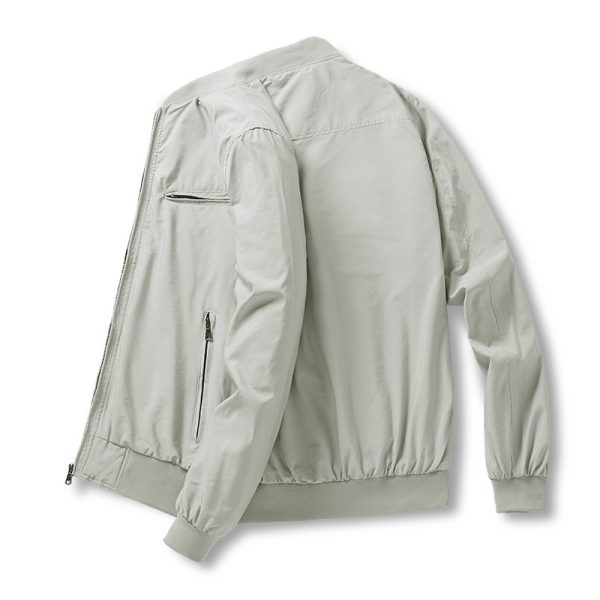 Spring And Autumn New Men's Jacket Casual Middle-aged And Elderly Jacket Men - Image 2