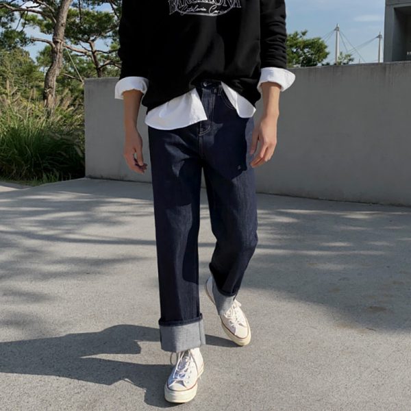 Men's Trendy Loose Straight Jeans - Image 4