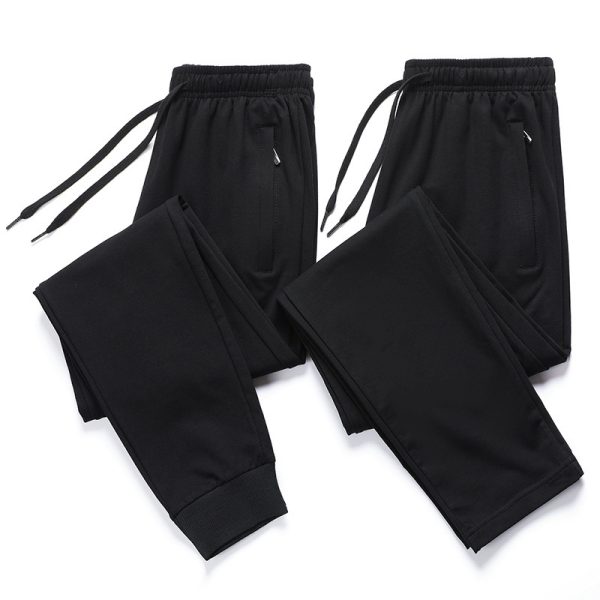 Men's Mid Waist Elastic Sports Pants - Image 5
