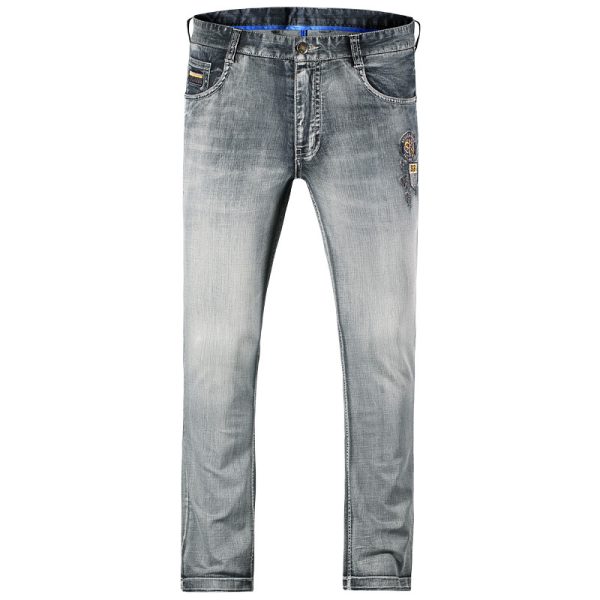 Men's Fashionable Loose Straight Jeans - Image 3