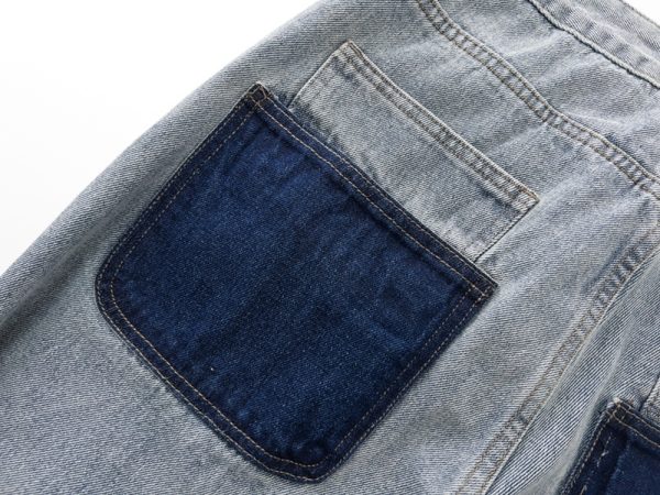 Loose Lower Tube All-match High Street Embroidery Hip-hop INS Casual Male Denim - Image 9