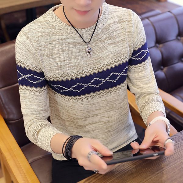 Men's crew neck sweater - Image 6