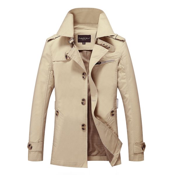 Spring men's washed windbreaker jacket men Men's Korean fashion men's fashion jacket men's clothing - Image 7