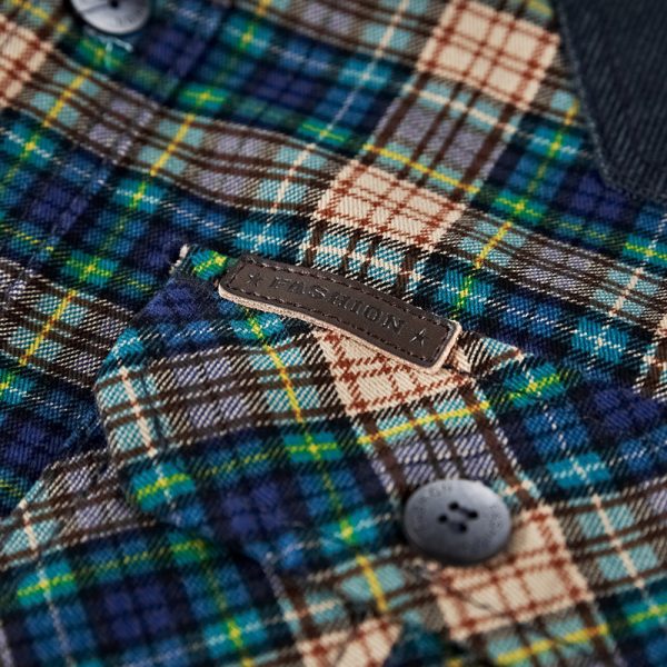 Shirt Men Military Plaid Dress 100 Cotton - Image 4