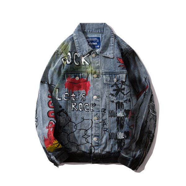 Hip-hop jacket men Europe - Image 9