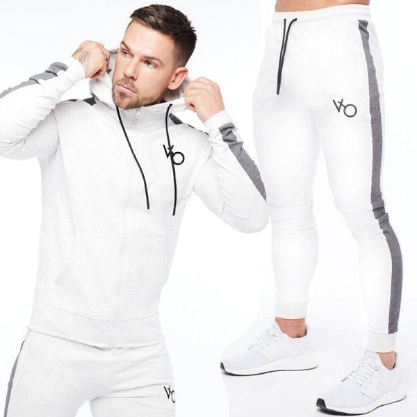 Men's Running Training Elastic Sweater Set - Image 4