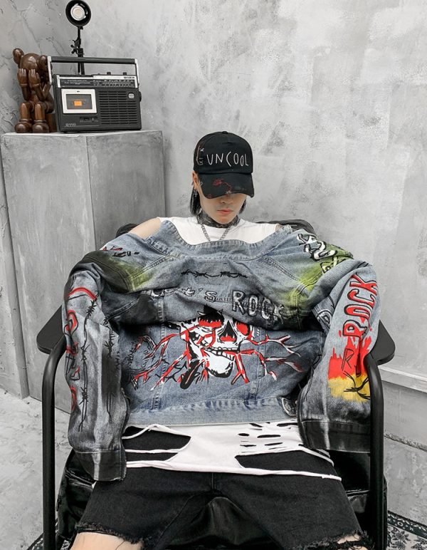 Hip-hop jacket men Europe - Image 6