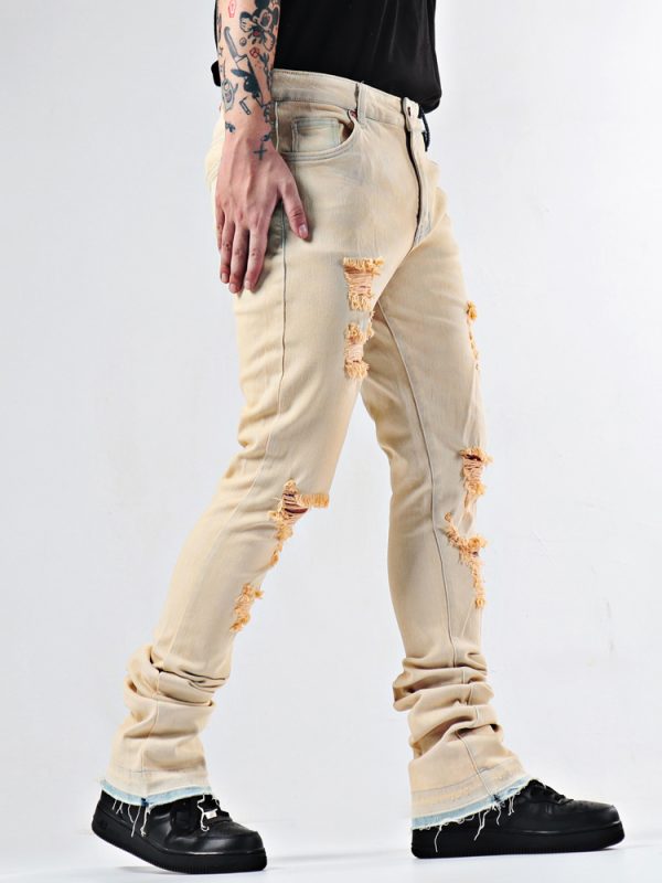 Elastic Youth Heavy Duty Flare Jeans - Image 4