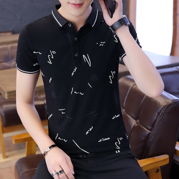 Men's thin polo shirt - Image 4