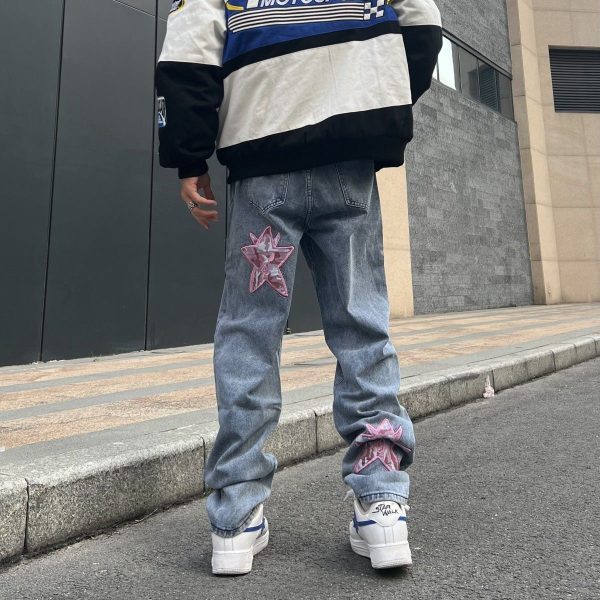 Men's Fashion Monogram Print Pants - Image 3