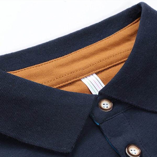 Men's Long Sleeve Business Plus Size POLO Shirt - Image 3