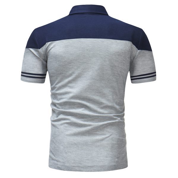 Short sleeve lapel polo shirt - Image 4