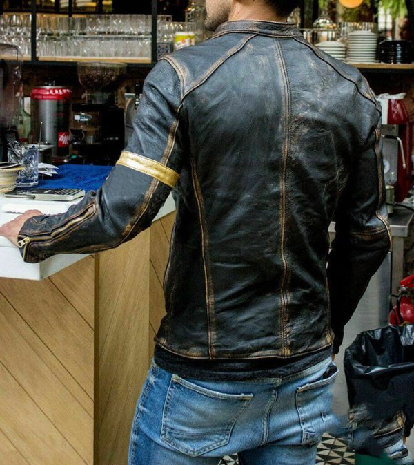 Motorcycle Leather Jacket For Men - Image 2