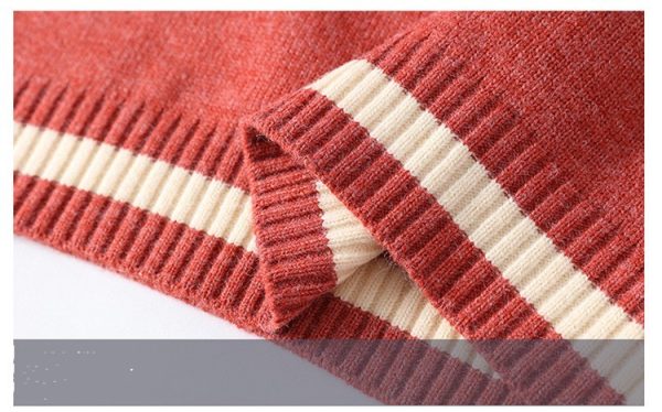 Men's Thick Warm Gold Thick Sweater Plus Velvet - Image 5